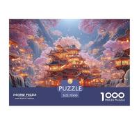 Sinoshow_24085_ornate_chinese-style_architecture_cascading_wate_b2dce43e-f8c1-4457-b489-a44de97c0757_2 1000 Pieces Puzzles Challenging And Educational Jigsaw Puzzle, Unique Challenging Educational To