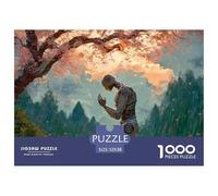 Sinoshow_24085_photo_of_an_ai_robot_kneeling_in_prayer_under_ch_b2486a4a-9d09-423b-b826-e1259fc74dc4_2 1000 Pieces Puzzles Impossible Hard Difficult Puzzle Game, Stress Releasing Family Game, Family
