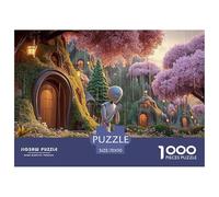 Sinoshow_24085_photograph_of_an_ai_robot_praying_under_a_cherry_8265db01-0450-45af-8dc5-8440864c3c8f_1 1000 Pieces Puzzles Impossible Hard Difficult Puzzle Game, Vibrant Imagery, Famil