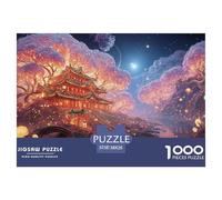 Sinoshow_24085_purple_flowers_glowing_fireflies_and_lanterns_al_9b06c6d7-a305-4feb-aa28-0b9bbaba770a_3 1000 Pieces Puzzles Impossible Hard Difficult Puzzle Game, Vibrant Imagery, Birth