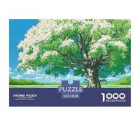 Sinoshow_24085_spring_a_green_grassland_by_the_lake_with_lush_t_9eaf4dd1-c4d3-4e66-b8f6-ba220a20cf35_3 1000 Pieces Puzzles Impossible Hard Difficult Jigsaw Puzzle, Vibrant Imagery, Fam