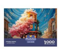 Sinoshow_24085_studio_ghibli-style_exterior_of_an_apartment_bui_041fa7de-ff6a-44af-be8d-5fb63f18006c_2 1000 Pieces Jigsaw Challenging And Educational Puzzle Game, Stress Releasing Family Game, Family
