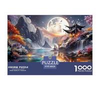 Sinoshow_24085_the_beautiful_moon_is_hanging_in_the_sky._theres_0d0dd518-faed-4e57-a06b-d8f32bca79df_3 1000 Pieces Jigsaw Fun Challenging & Brainteasing Jigsaw Puzzle, Vibrant Imagery