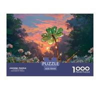 Sinoshow_24085_the_dew_on_the_four-leaf_clover_is_shining_and_t_a3c1fa0a-5dd5-4838-8ed5-4b086a2c481e_4 1000 Pieces Jigsaw Challenging And Educational Jigsaw Puzzle, Stress Releasing Family Game, Birt