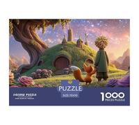 Sinoshow_24085_the_little_prince_and_his_fox_on_the_green_plane_64db8dbd-826f-487c-80d0-8675d2e55af2_3 1000 Pieces Jigsaw Fun Challenging & Brainteasing Jigsaw Puzzle, Stress Releasing Family Game, B
