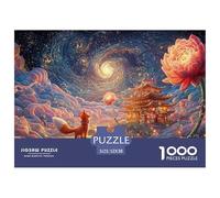 Sinoshow_24085_the_little_prince_and_his_fox_stand_on_an_island_eafdf1d6-9f44-44ad-9924-83aa3991992f_1 1000 Pieces Jigsaw Fun Challenging & Brainteasing Jigsaw Puzzle, Vibrant Imagery