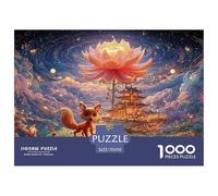 Sinoshow_24085_the_little_prince_and_his_fox_stand_on_an_island_eafdf1d6-9f44-44ad-9924-83aa3991992f_2 1000 Pieces Jigsaw Fun Challenging & Brainteasing Jigsaw Puzzle, Vibrant Imagery