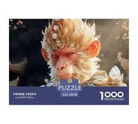 Sinoshow_24085_the_monkey_king_sun_wukong_a_game_character_desi_4f4e5073-91f3-4fe4-b120-a248a21f21a3_2 1000 Pieces Jigsaw Impossible Hard Difficult Jigsaw Puzzle, Vibrant Imagery, Fami