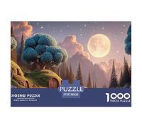 Sinoshow_24085_the_moon_is_shining_brightly_casting_its_silver__e7fd79fa-dd16-4877-8233-001edff42441_3 1000 Pieces Jigsaw Fun Challenging & Brainteasing Puzzle Game, Stress Releasing Family Game, Fam