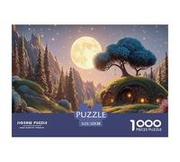 Sinoshow_24085_the_moon_is_shining_brightly_casting_its_silver__e7fd79fa-dd16-4877-8233-001edff42441_1 1000 Pieces Jigsaw Fun Challenging & Brainteasing Puzzle Game, Stress Releasing Family Game, Bir