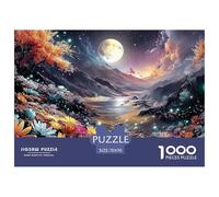 Sinoshow_24085_the_moonlight_shines_on_the_colorful_flowers_in__9f9e5ec4-1cbc-40eb-992a-4ad6a581aad8_2 1000 Pieces Puzzles Challenging And Educational Jigsaw Puzzle, Unique Challenging Educational To