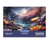 Sinoshow_24085_the_moonlight_shines_on_the_colorful_flowers_in__9f9e5ec4-1cbc-40eb-992a-4ad6a581aad8_4 (1) 1000 Pieces Puzzles Challenging And Educational Jigsaw Puzzle, Unique Challenging Educationa