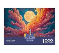 Sinoshow_24085_the_new_york_skyline_is_reflected_in_the_water_w_6b7035db-5d42-47db-9fdd-fed00d44f2c5_1 1000 Pieces Jigsaw Impossible Hard Difficult Puzzle Game, Vibrant Imagery, Family