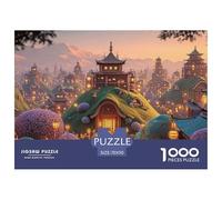 Sinoshow_24085_the_night_view_of_the_ancient_city_in_china_with_76ac4d62-c4e2-4642-bba3-5e347414fd99_2 1000 Pieces Puzzles Impossible Hard Difficult Jigsaw Puzzle, Unique Challenging Educational Toys