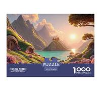 Sinoshow_24085_the_setting_sun_shines_on_the_green_mountains_an_95248dee-3845-4d42-a174-79c248f5e75d_2 1000 Pieces Puzzles Impossible Hard Difficult Jigsaw Puzzle, Stress Releasing Family Game, Famil