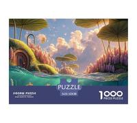 Sinoshow_24085_the_water_surface_is_sparkling_and_there_are_gre_f0abb43d-6e82-436a-9500-d54cbced8bc2_2 1000 Pieces Puzzles Impossible Hard Difficult Puzzle Game, Unique Challenging Educational Toys,