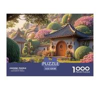 Sinoshow_24085_traditional_chinese_architecture_a_small_courtya_9e67acbc-f658-4620-994d-555220c96af6_1 1000 Pieces Puzzles Challenging And Educational Jigsaw Puzzle, Unique Challenging Educational To