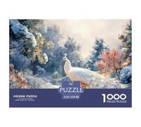 Sinoshow_24085_white_snowflakes_shimmer_in_the_moonlight_castin_91cc8ed6-bb41-4b1a-85f0-bf13a9661227_4 1000 Pieces Jigsaw Impossible Hard Difficult Jigsaw Puzzle, Unique Challenging Educational Toys,