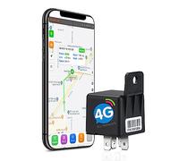 SinoTrack ST-907L 4G Vehicle Car GPS Tracker, Car Relay Anti Lost Alarm Locator Real-Time Location Remote Control Cut Off Oil and Power Device for Car Motorcycle Truck Taxi, Support Free Platform