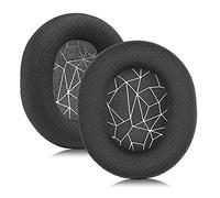 Sinowo Ear Pads Cushions Replacement for SteelSeries Arctis 1/Arctis 3/Arctis 5/Arctis 7/Arctis 9X/Arctis Pro/Arctis Prime Headset,Headphone Earpads(Silver line in Black)
