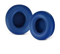 Sinowo Ear Pads, Replacement Earpads Compatible for Beats Solo 2.0/3.0 Wireless Headphones,Ear Cushions with Noise Isolation Memory Foam,Soft Protein Leather(Blue)