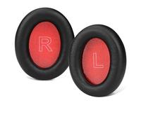 SINOWO Replacement Earpads for Anker Soundcore Life Q10, Q10, Life 2 NEO BT Headphones, Ear Pads Cushions with Noise Isolation Memory Foam,Soft Protein Leather(Black Red)