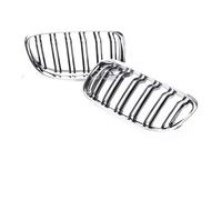 SinSed Car Front Grille Cover Front Bumper Kidney Carbon Fiber Grill Inside Diamond Chrome Grille For 3 Series E90 E91 2009-2012 LCI 328i Parts