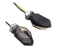 SinSed Motorcycle Turn Light Indicator 4PCS/set Mini Motorcycle Lens Turn Signal Light 5LED 12V Blinker Indicator Lamp Two Wire