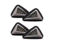 SinSed Motorcycle Turn Light Indicator LED Motorcycle Turn Signal Flash Light Flush Mount Flowing Triangle Indicators 10mm Moto Accessories Blinker Signal Lamp