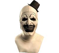 SINSEN Adult Terrifier Art the Clown Mask Scary the Killer Clown Joker Mask Halloween Cosplay Full Head Costume Props
