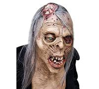 SINSEN Halloween Scary Zombie Mask Realistic Old Man Mask Horror Walking Dead Helmet Full Head Creepy Devil Costume Props Cosplay Party for Masquerade