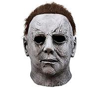 SINSEN Michael Myers Mask Halloween Scary Kills Mask Horror Latex Full Head Mask Michael Myers Mask Cosplay Costume Props (Style 1)