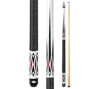 Sinsilvie 13mm 58 Inch 19 20 oz Billiard Pool Cue Stick, 1/2 Maple Billiard Pool Stick, House Bar Pool Table Sticks for Men (White 20 oz)