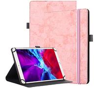 SINSO Universal Case for All 9-11 Inch Tablet, 9",9.7",10.1",10.2",10.5",10.9",11" Tablet Case, Lightweight Protective Cover with Stand/Pen Holder for iPad/Samsung/Lenovo/Fire HD/Fire Max, Pink