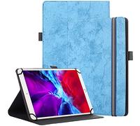 SINSO Universal Case for All 9-11 Inch Tablet, 9",9.7",10.1",10.2",10.5",10.9",11" Tablet Case, Lightweight Protective Cover with Stand/Pen Holder for iPad/Samsung/Lenovo/Fire HD/Fire Max, Sky Blue