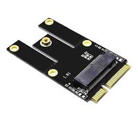 Sintech NGFF M.2 (Key E/Key-E) to Mini PCI-E Express Card,Compatible with Intel AX201 AX200 9260 8265 8260 7260 Card