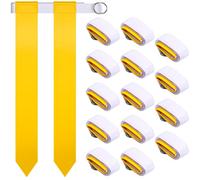 Sintege 14 Player Flag Football Belt Set, Adjustable Football Flag and Belts Gifts for Youth Adults Sports Training, Yellow, One size