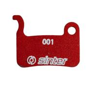 Sinter Disc Brake Pads - 001 Shimano A Red S514 - Single Pair Blister Pack 2022: Red One Size
