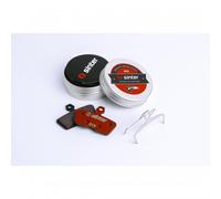 Sinter Disc Brake Pads - Avid SRAM Code - Single Pair - Red