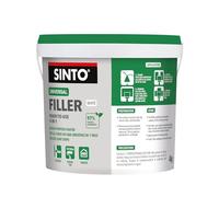 SINTO - Universal Paste Filler - Fills, Levels, Bonds, and Smoothes - Ready to Use - Indoor Use - Professional Technique - Economical Size - 4kg Bucket