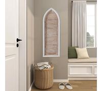 Sintosin Farmhouse Wood Shutters for Windows Inside 12 X 35 Inch