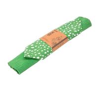 Sintra Recycled Cotton Spotted Napkin and Placemat Set - Green