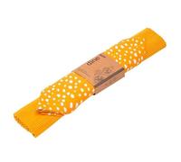 Sintra Recycled Cotton Spotted Napkin and Placemat Set - Ochre