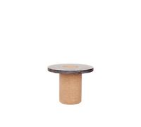 Sintra Side Table/Coffee Table Large Black Marble/Cork