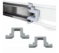 Sintrix Fab 2 x Rear Rail Basket Guide/End Stop Stop. Compatible with Miele Dishwasher 2154400. Barrel Stop Clip Stopper for Cutlery Drawer. Fits Imperial, Privileg, Matura