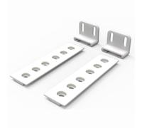 Sintrix Fab 2 x Universal Refrigerator Refrigerator Angle Glider Door Mounting Kit for Built-in Fridge Compatible with Miele Liebherr Bosch Fridge Door Bracket & Hinge Replacement