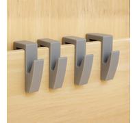 Sintrix Fab 4 Caravan & Camper Hooks - Compatible with Pössl 2Win, Hymer B-Class, Carado, Sunlight & Etrusco - Ideal for Jackets, Bags & Accessories - Easy to Install in Cab or Cabinets
