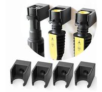 Sintrix Fab 4 x Wall Brackets for Pressure Washer Accessories, Compatible with Karcher Lances and Attachments - Storage Bracket for Garage, Garden Shed & Workshop Garden Accessories