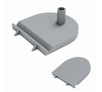 Sintrix Fab Bracket Compatible with IKEA Pax Hasvik Grimo Sliding Door Wardrobe - Replacement for Part No. 124341 Guide Rail Attachment