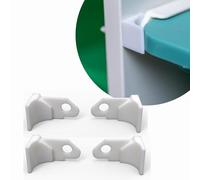 Sintrix Fab End stop suitable for Ikea Trofast, rear drawer stopper to prevent boxes from falling out, furniture protection, wall protection and child protection, clip system to secure storage boxes